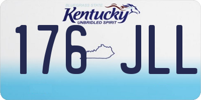 KY license plate 176JLL
