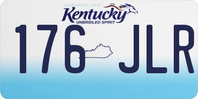 KY license plate 176JLR