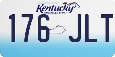 KY license plate 176JLT