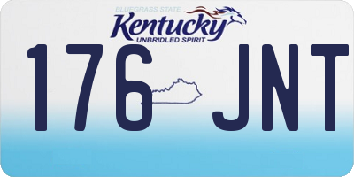 KY license plate 176JNT