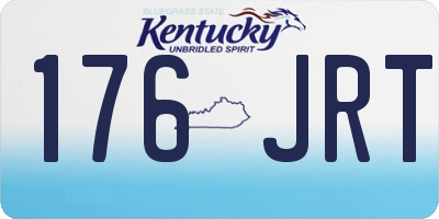 KY license plate 176JRT