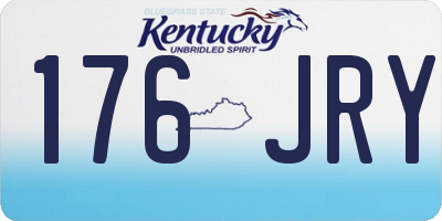 KY license plate 176JRY