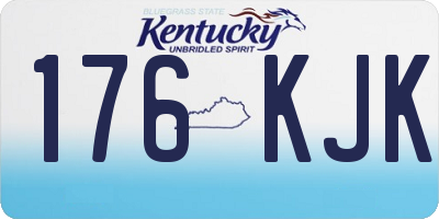 KY license plate 176KJK