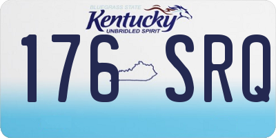 KY license plate 176SRQ