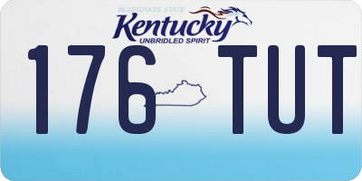 KY license plate 176TUT