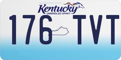 KY license plate 176TVT