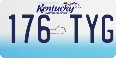 KY license plate 176TYG