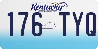 KY license plate 176TYQ