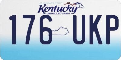 KY license plate 176UKP
