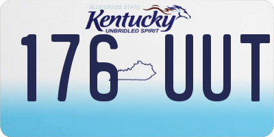 KY license plate 176UUT