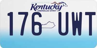 KY license plate 176UWT