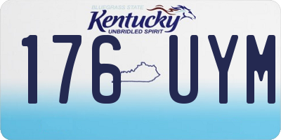 KY license plate 176UYM