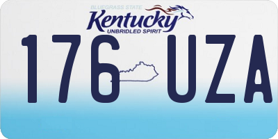 KY license plate 176UZA