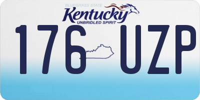 KY license plate 176UZP