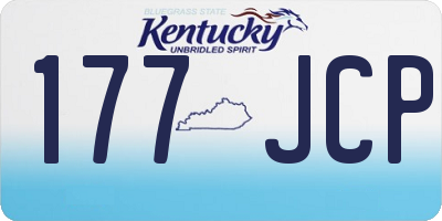 KY license plate 177JCP