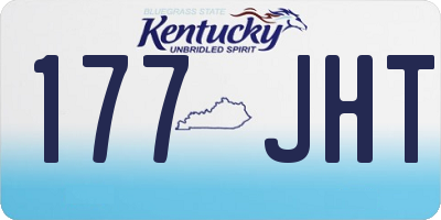KY license plate 177JHT