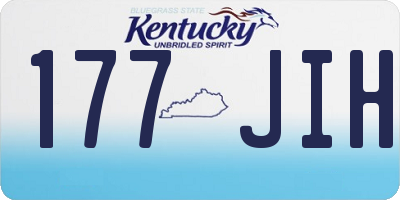 KY license plate 177JIH