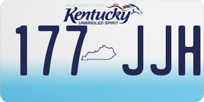 KY license plate 177JJH