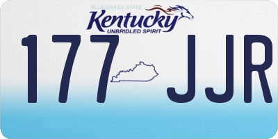 KY license plate 177JJR