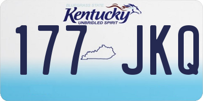 KY license plate 177JKQ