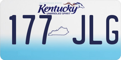 KY license plate 177JLG