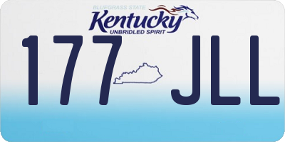KY license plate 177JLL