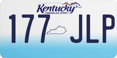 KY license plate 177JLP