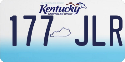 KY license plate 177JLR