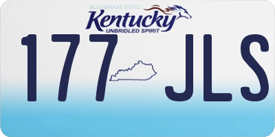 KY license plate 177JLS