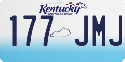 KY license plate 177JMJ
