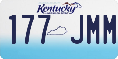 KY license plate 177JMM