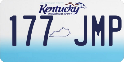 KY license plate 177JMP