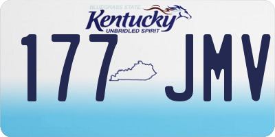 KY license plate 177JMV