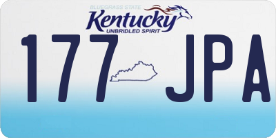 KY license plate 177JPA