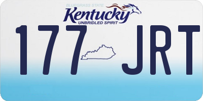 KY license plate 177JRT