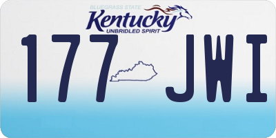 KY license plate 177JWI
