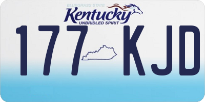 KY license plate 177KJD