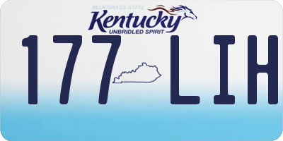 KY license plate 177LIH