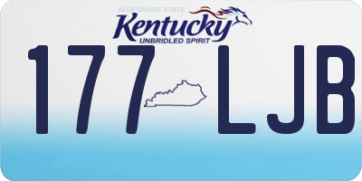KY license plate 177LJB