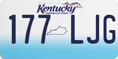 KY license plate 177LJG