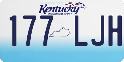 KY license plate 177LJH