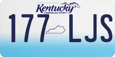 KY license plate 177LJS