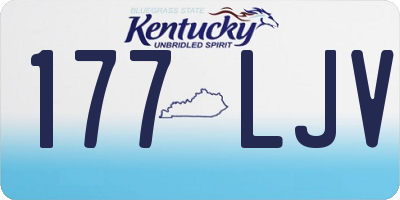 KY license plate 177LJV
