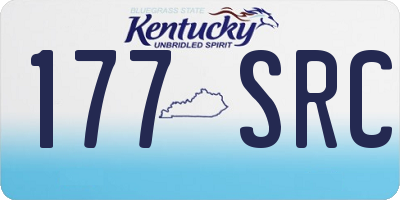 KY license plate 177SRC