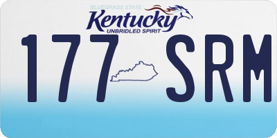 KY license plate 177SRM