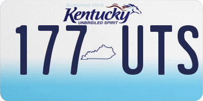 KY license plate 177UTS