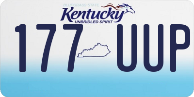 KY license plate 177UUP