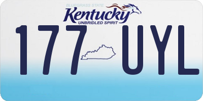 KY license plate 177UYL