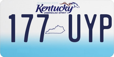 KY license plate 177UYP