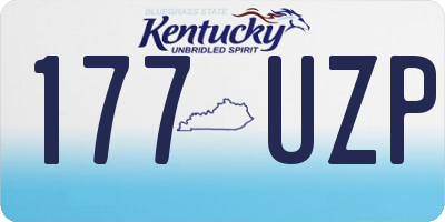 KY license plate 177UZP